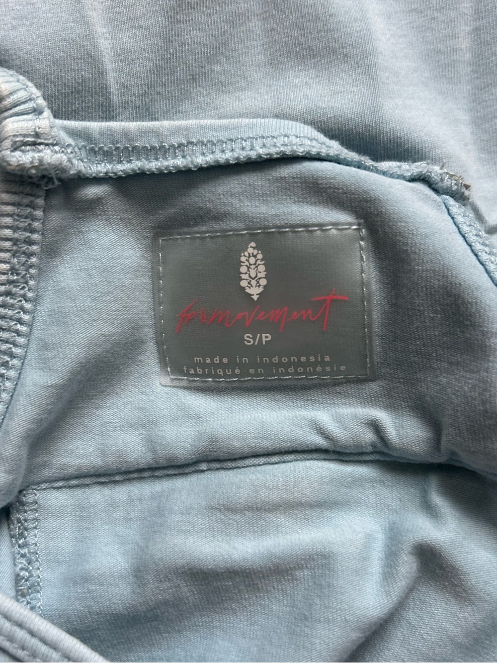 Free People Movement Light Blue Hot Shot Onesie Jumpsuit - Picture 4 of 4